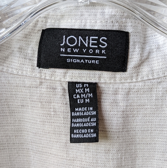 Jones NY linen top - Picture 4 of 9